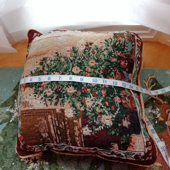 Holiday Accent Pillow, Decorated Tree - Picture 5 of 6